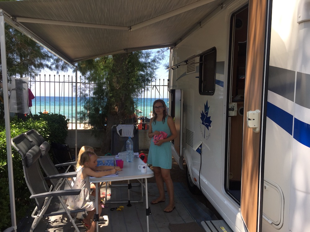 Ouzouni beach Grčija